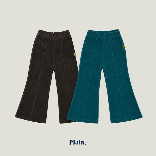 【取寄】plain|ggommi bootcut pants|コミブーツカットパンツ|XS-XL|kids|26 autumn