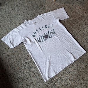 "MONTEREY" アメリカ製 プリントTシャツ used [207052]