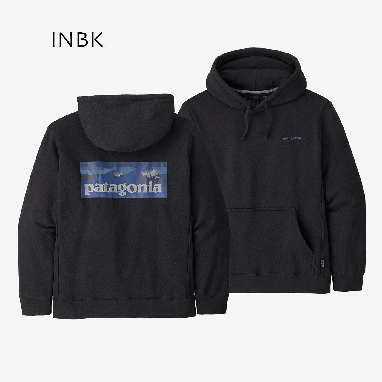 Patagonia パタゴニア Board Short Logo Uprisal Hoody ボードショーツ ロゴ アップライザル フーディー 39665 メンズ 売れ筋 アウトドア ブラック 黒 インクブラック Patagonia [パタゴニア正規代理店] M's Boardshort Logo Uprisal Hoody