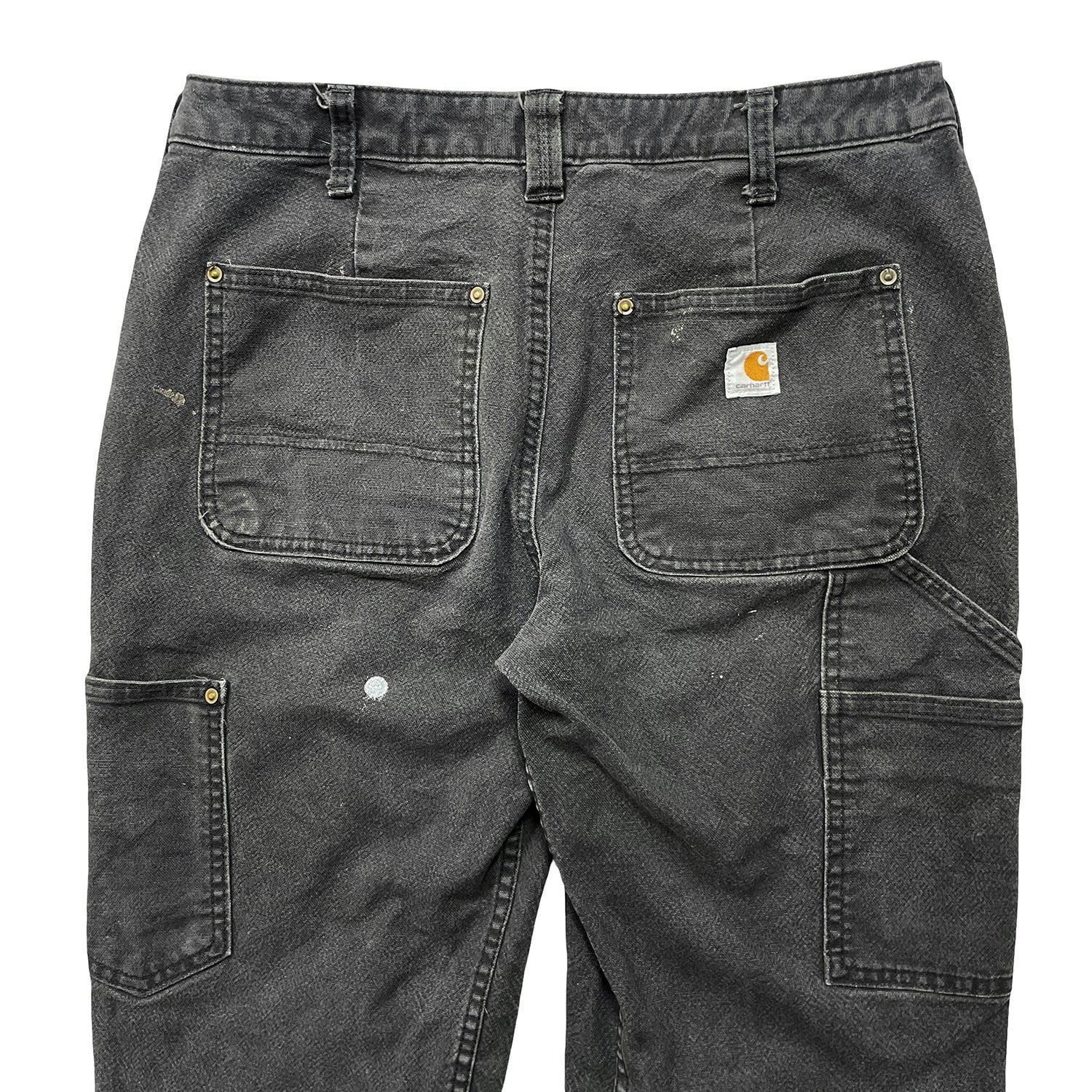 USA古着 Carhartt カーハート ダブルニー ブラックデニム ペインター