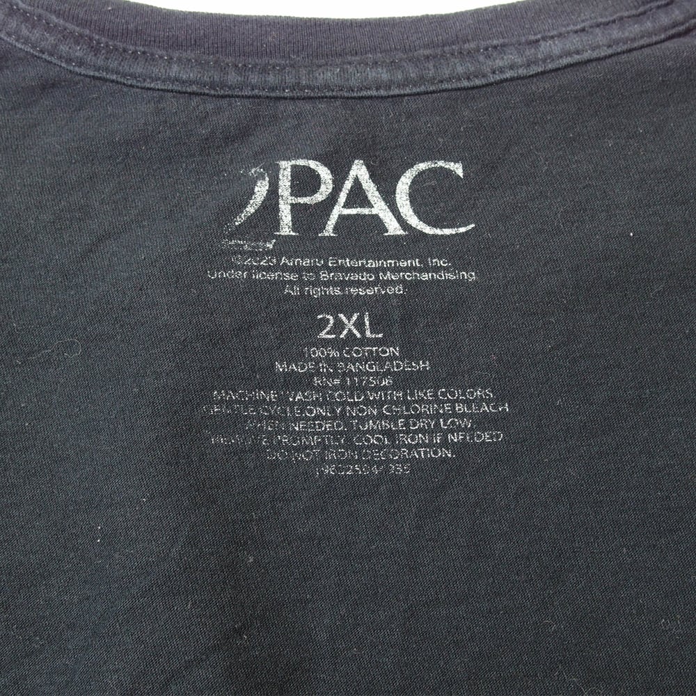 2Pac Tシャツ ブラック Lサイズ 2パック【2PAC】TUPAC FINGER TEE ブラック BLACK Tシャツ 半袖