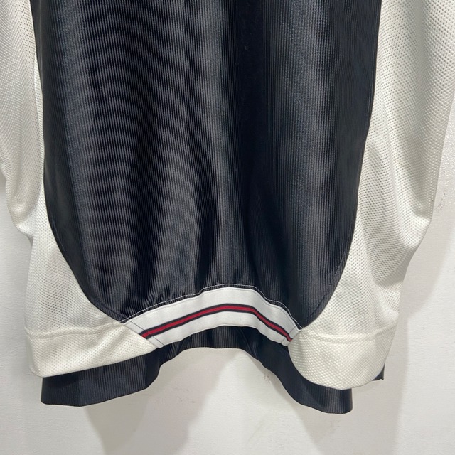 90s NIKE ナイキバスケ ゲームTシャツ スウォッシュロゴ ブラック L