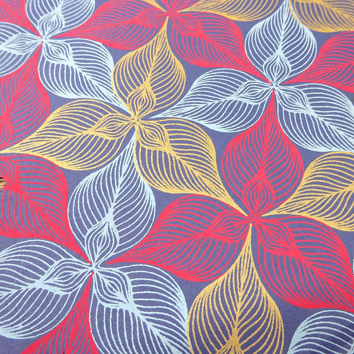 装飾紙 Indian Paper 約50x70cm Blue Paper No.21