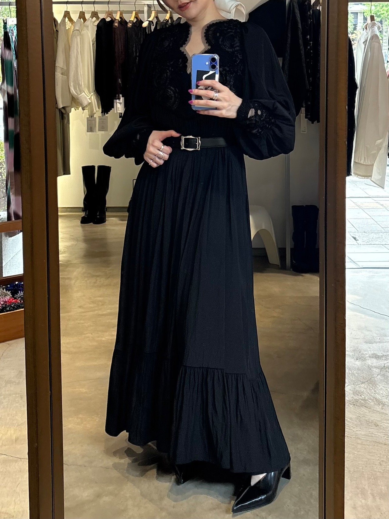 【26AW | WOMEN】FUMIE TANAKA フミエタナカ / ワンピース / over race OP  F26A11 - 3