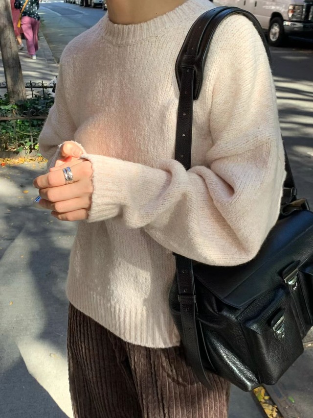 (予約) LIFFEY / Natural boucle knit 3color