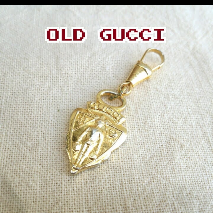 販促モール GUCCI オールドグッチ クレスト シルバー SV925 レザー