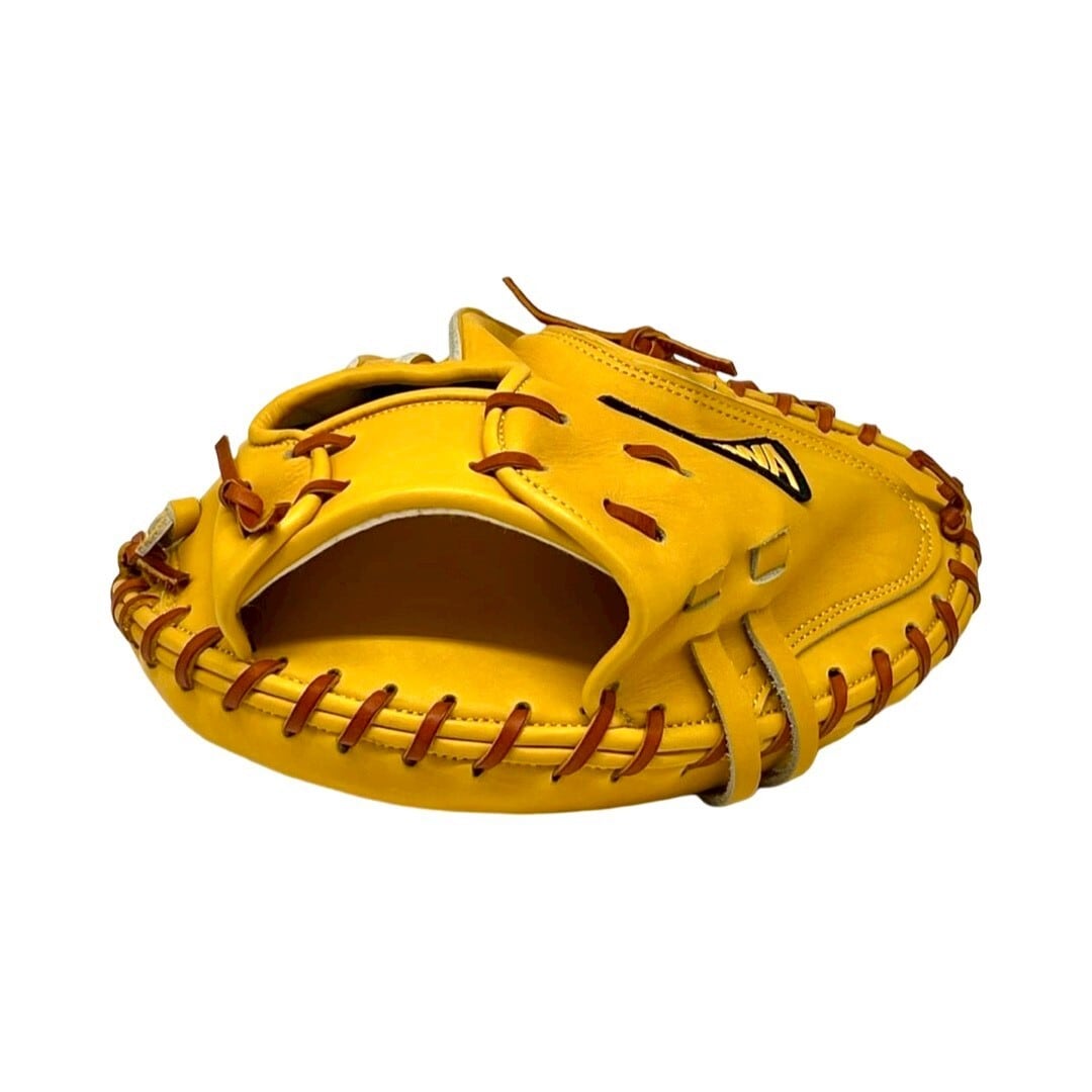 【硬式】玉澤 トレーニング用アンパンミット TS-28S (本体:イエロー 紐:タン)|タマザワ_04