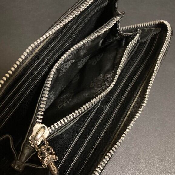 CHROME HEARTS クロムハーツ REC F ZIP アリゲーター クロコ 長 CHROME HEARTS クロムハーツ REC F ZIP アリゲーター クロコ 長