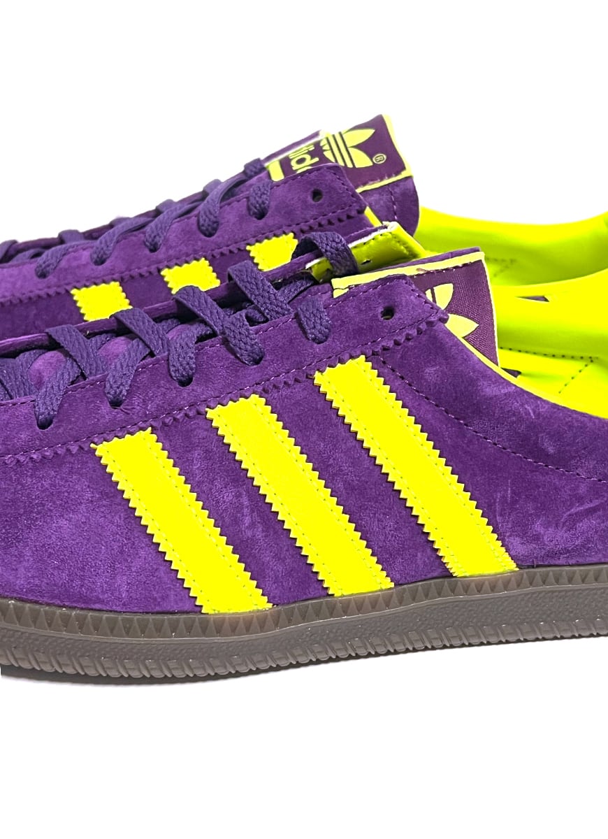 adidas メトロ アティチュード 紫 蛍光黄 スネーク【k10325♪