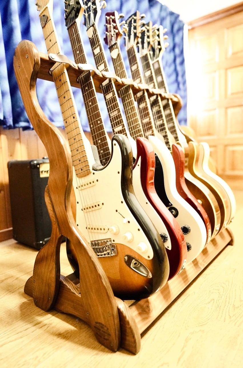 ギター・ベーススタンド | 手作り木工 レスポーラー夢工房