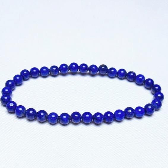 ラピスラズリ ブレスレット 5mm 一点物 メール便可 [M便 1/10] 111-48486
