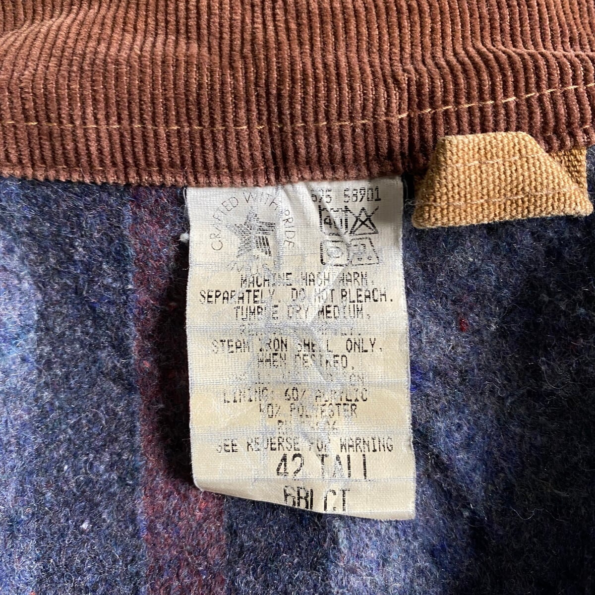 希少 80年代 Carhartt カーハート ダック地 ミシガンチョアコート