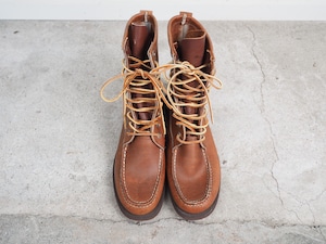 《NOS》GOKEYS lace up leather boots fits like US8
