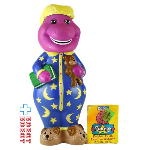 紫の恐竜バーニー 青パジャマ バブルバス シャンプーボトル ソーキー