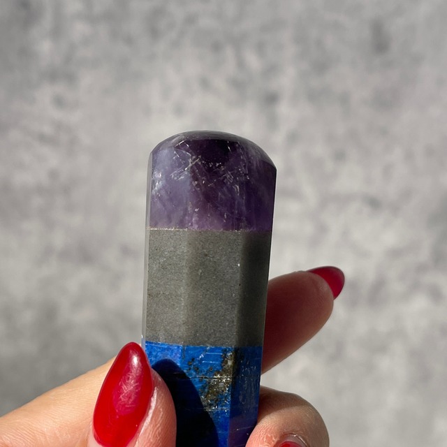 【セブンチャクラ（７つのチャクラ）】フェイスティッド｜マッサージャー｜鉱物 天然石 パワーストーン