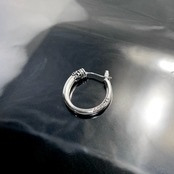 CROWN HOOP [LARGE]  / クラウンフープピアス L