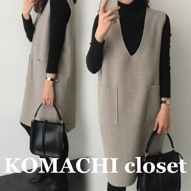 【送料無料】 ニット タートルネック ハイネック ワンピース セット ツーピース 韓国 レディース オルチャンセーター ブラック グレー 膝丈 ミディアム丈 スリム ポケット かわいい 大人可愛い きれいめ シンプル 大人 上品 おしゃれ かっこいい 大人女子 キュート 個性的 クール モード系 エレガント モダン 主役級 存在感 フォーマル 無地 20代 30代 40代 50代 60代 女性用 ママ デート 女子会 お泊まり 休日 ガーデン レストラン ショッピング 着回し 普段使い