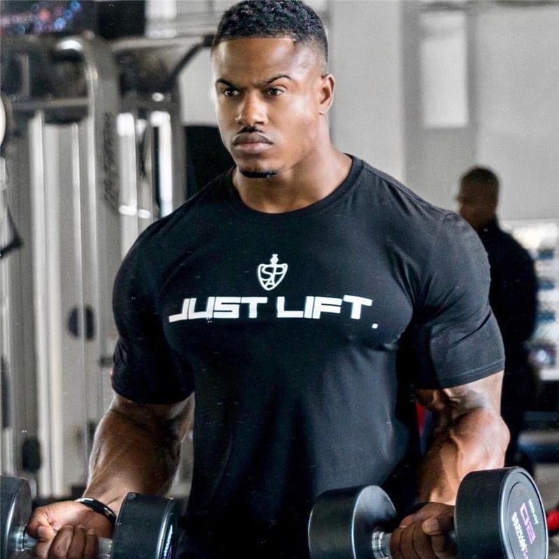 JUST LIFT ロゴ Tシャツ/筋トレ/sport/wear/服/GYM/ボディビル