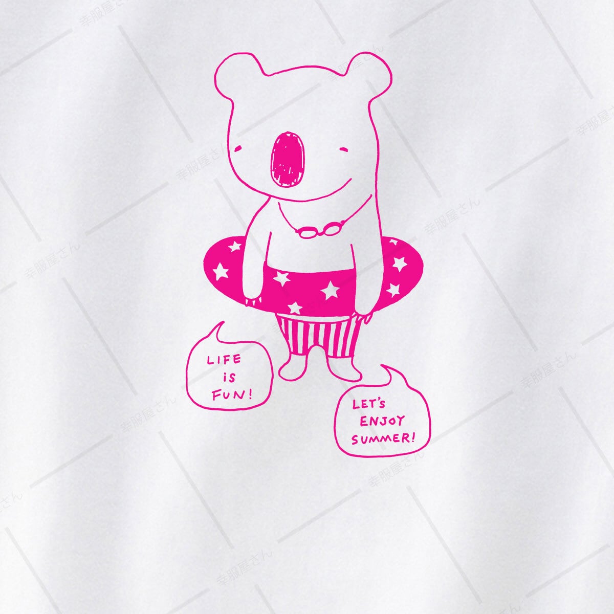 海水浴 コアラ Tシャツ am21