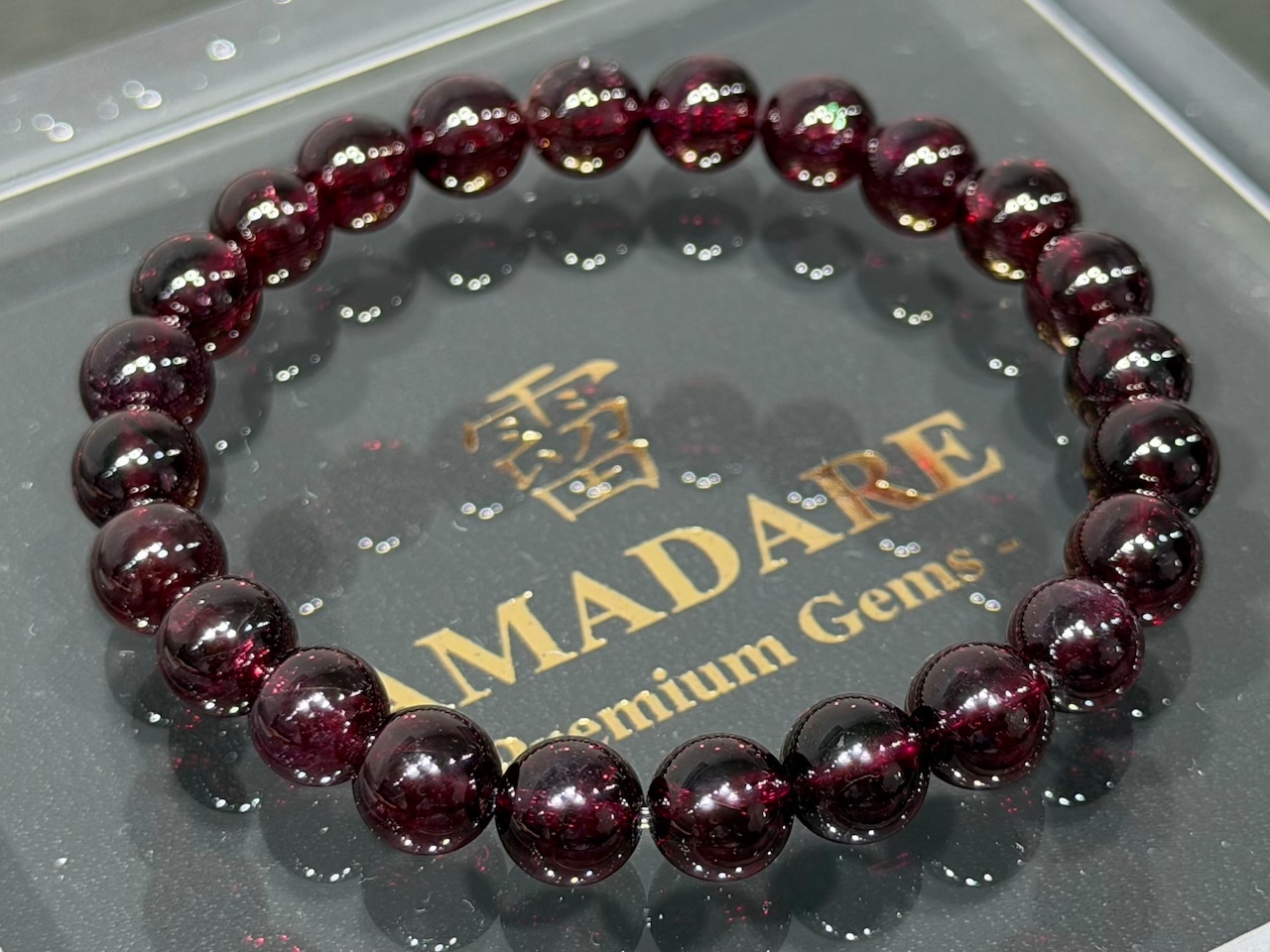No.2324-9 【S】ロードライトガーネットブレスレット