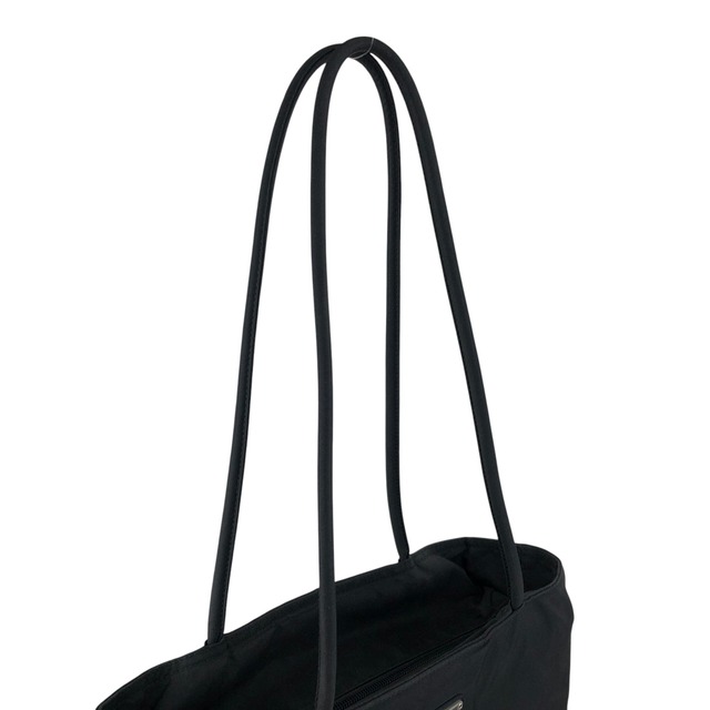 PRADA プラダ ハンドバッグ ブラック トライアングルロゴ ナイロン トートバッグ vintage ヴィンテージ オールド uj4nxf