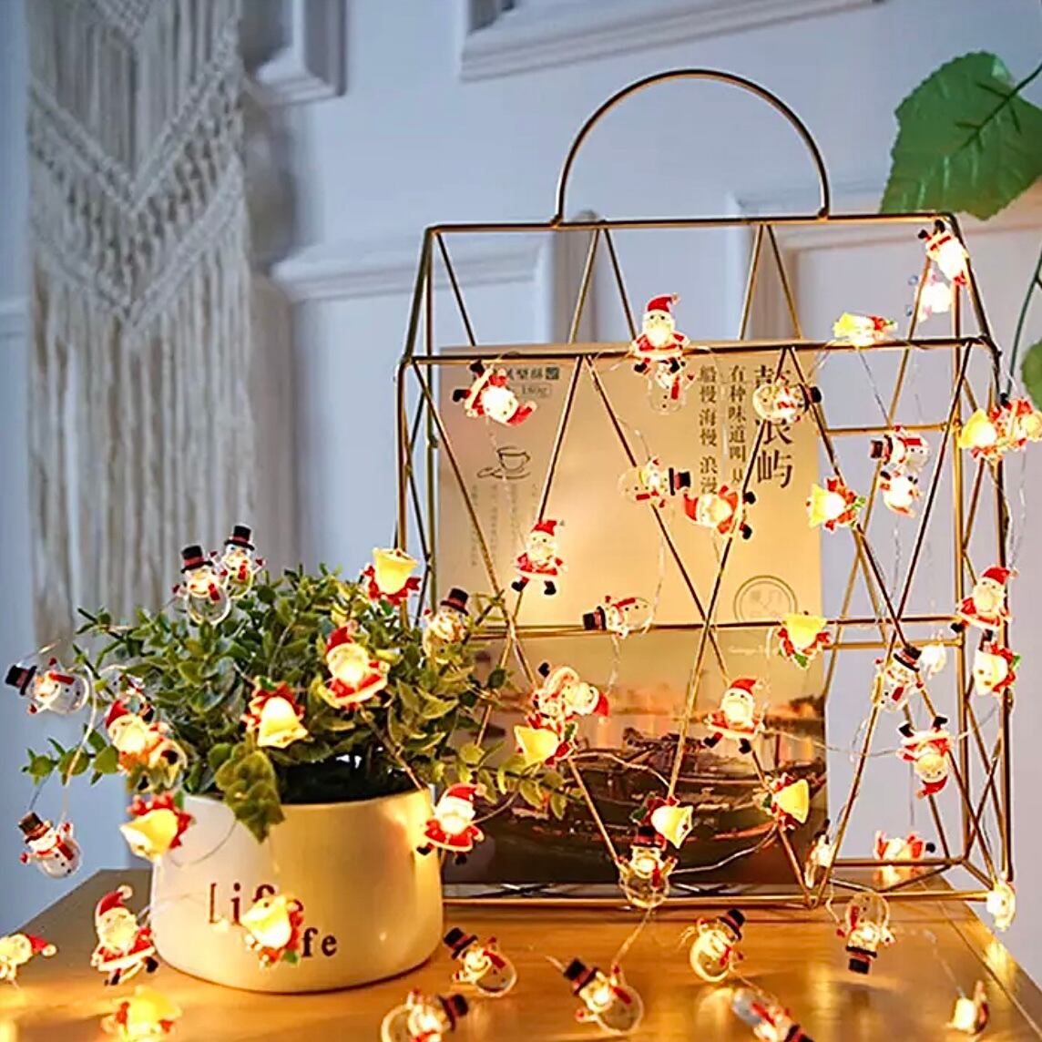 2m【サンタクロースライト／LED20個】 イルミネーション 装飾