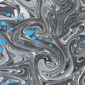 「ブラックサファイア」〜マーブル×ドット柄〜セオアルファ