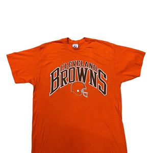 80年代 USA製 sizeL BROWNS NFL プリントTシャツ オレンジ 古着 古着屋 高円寺 ビンテージ レディース古着
