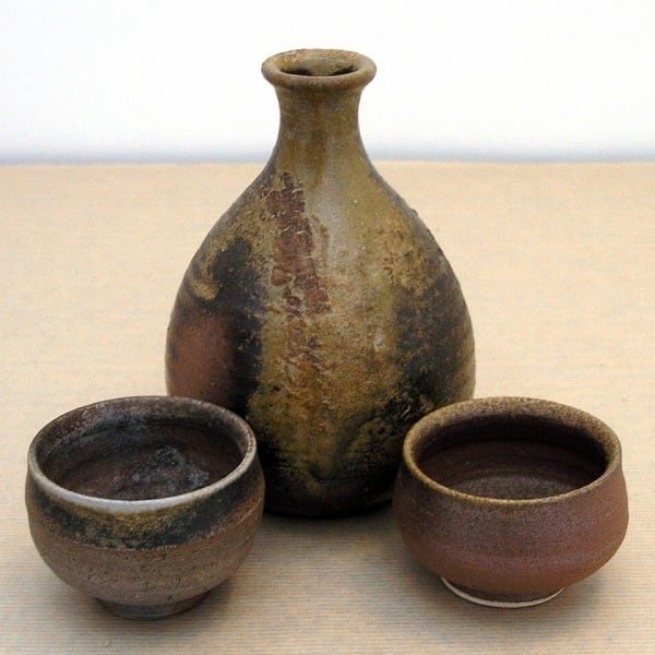 津軽金山焼・松風・酒器・No.160419-107・梱包サイズ60 | リサイクル