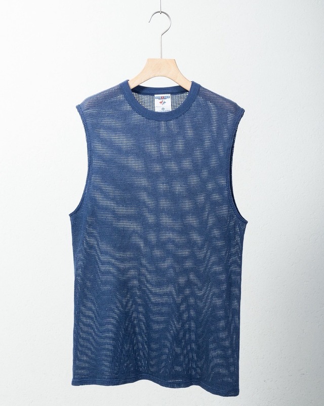 "JERZEES" sleeveless mesh tee / Made In USA
