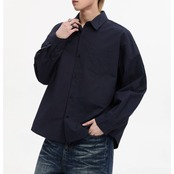 ストレートシルエット ロングスリーブシャツ af0324