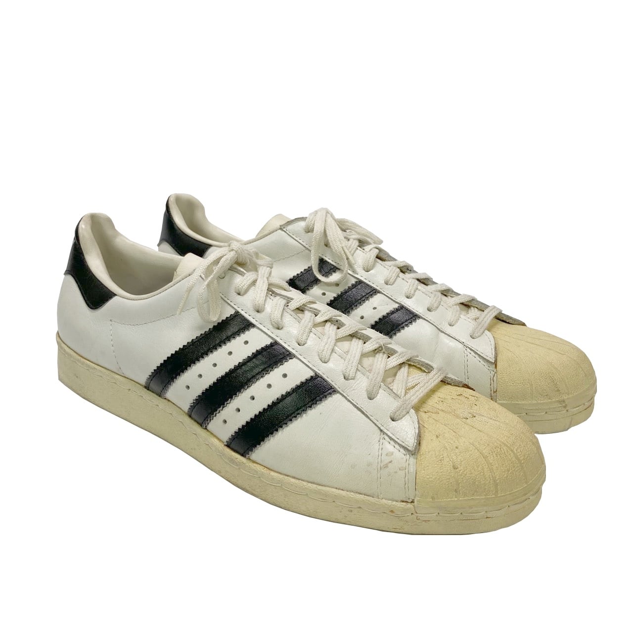 70`s adidas SUPERSTAR フランス製 金ベロ スーパースター SIZE 14