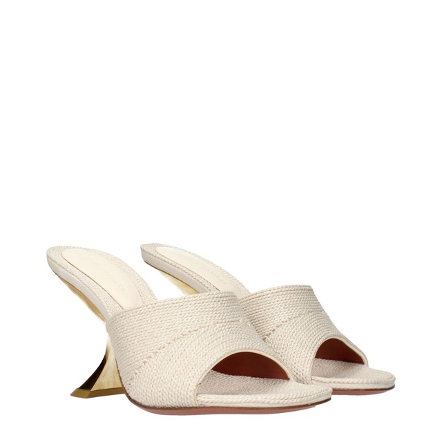 【新品】AMINA MUADDI アミナムアディ レディース サンダル ファブリック ベージュ TAYLORWOVENSLIPPERWOVENBEIGE