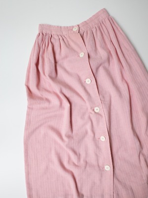 Hand made front button skirt