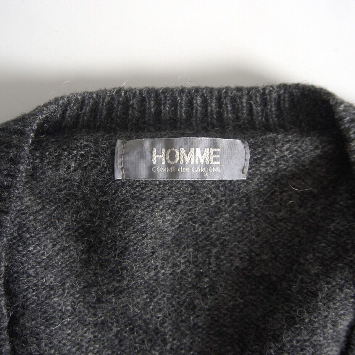80s/デカオム】COMME des GARCONS HOMME 【80年代 ウール ニット 80s/デカオム】COMME des GARCONS HOMME 【80年代 ウール ニット