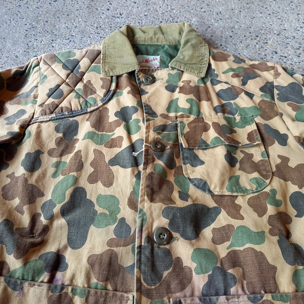 美品　Remington ダックカモ　ハンティングジャケット　アメリカ製 古着 迷彩柄 ダックハンターカモ リバーシブル ハンティング