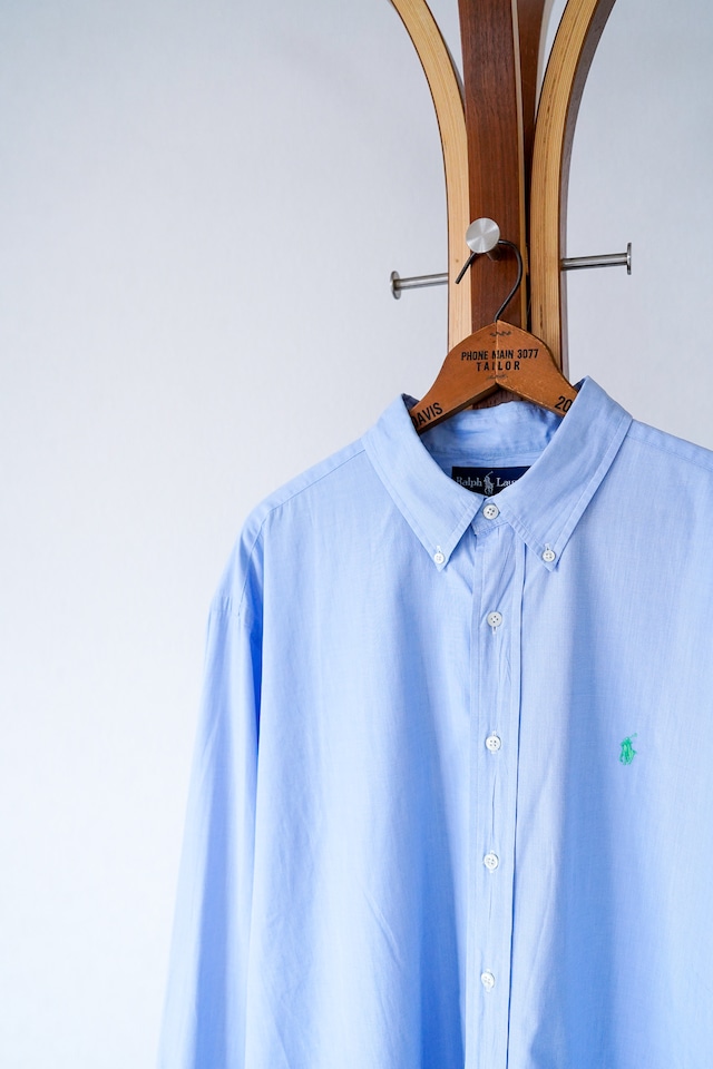 【1990-2000s】"Polo by Ralph Lauren" Brush Marks B/D Shirts / v637