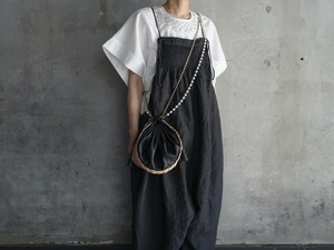 MSNOM FOR poefu N0.8 Classic Double Chain Bag  チェーンタイプ-B（chain＋Large pearl chain））