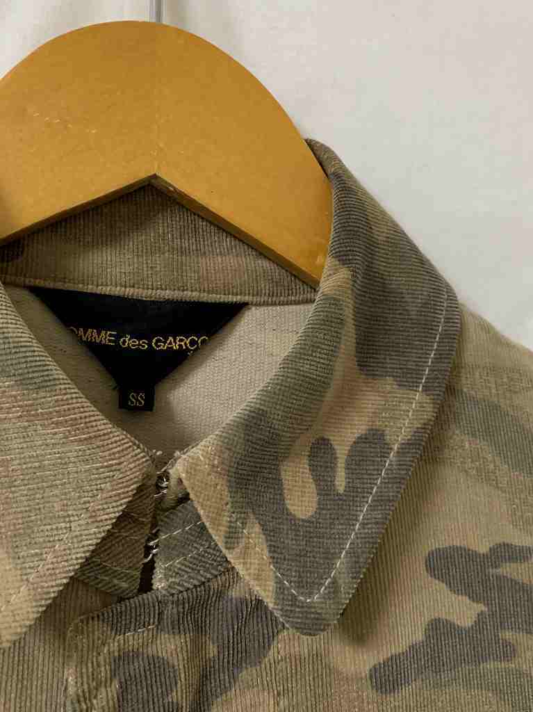 Camouflage Pattern Design Corduroy Jacket "COMME des GARÇONS"