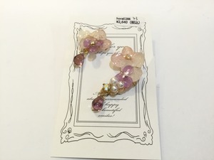 horai1206 紫陽花のイヤリングとイヤカフセット
