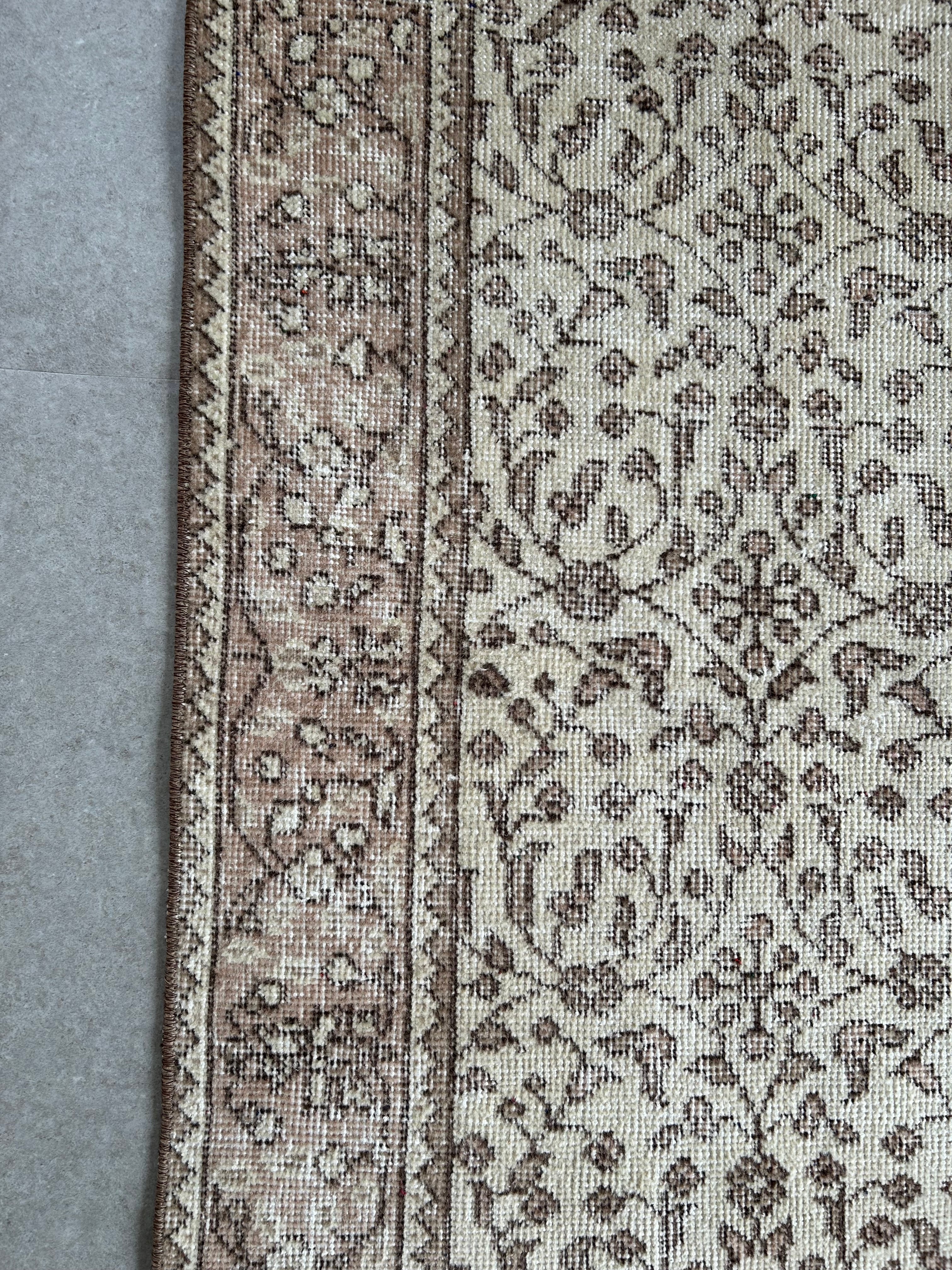 Vintage rug circle 204×113/ヴィンテージラグ トルコラグ | SEANA