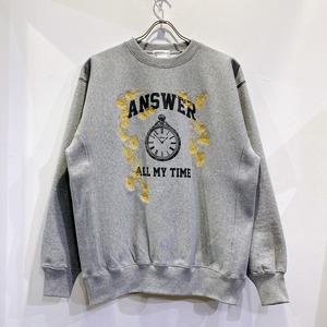 ANSWER COLLECTION / ALL MY TIME COLLEGE CREW SWEAT