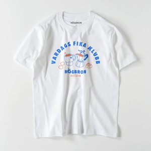 『VARDAGSFIKAKLUBB blue&orange』Tシャツ