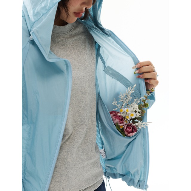 outdoor mood light hoodie jacket　アウトドアムードライトフーディージャケット　J1945