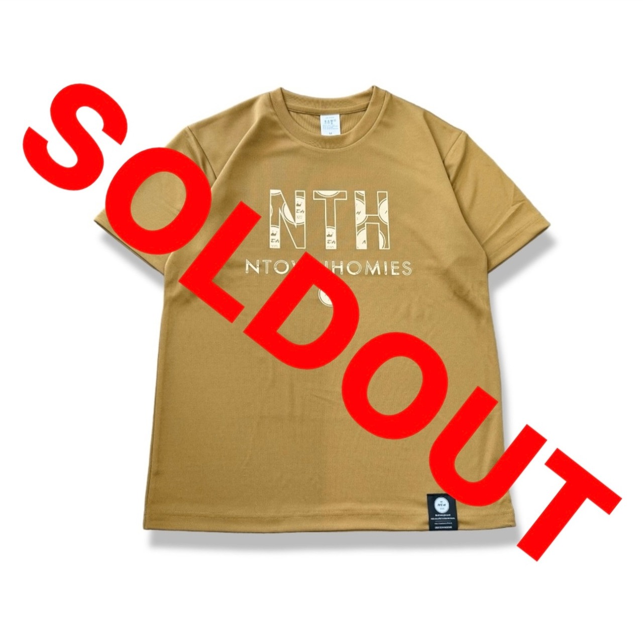 BASIC LOGO SL-TEE(DRY) color Caramel×Beige - 1