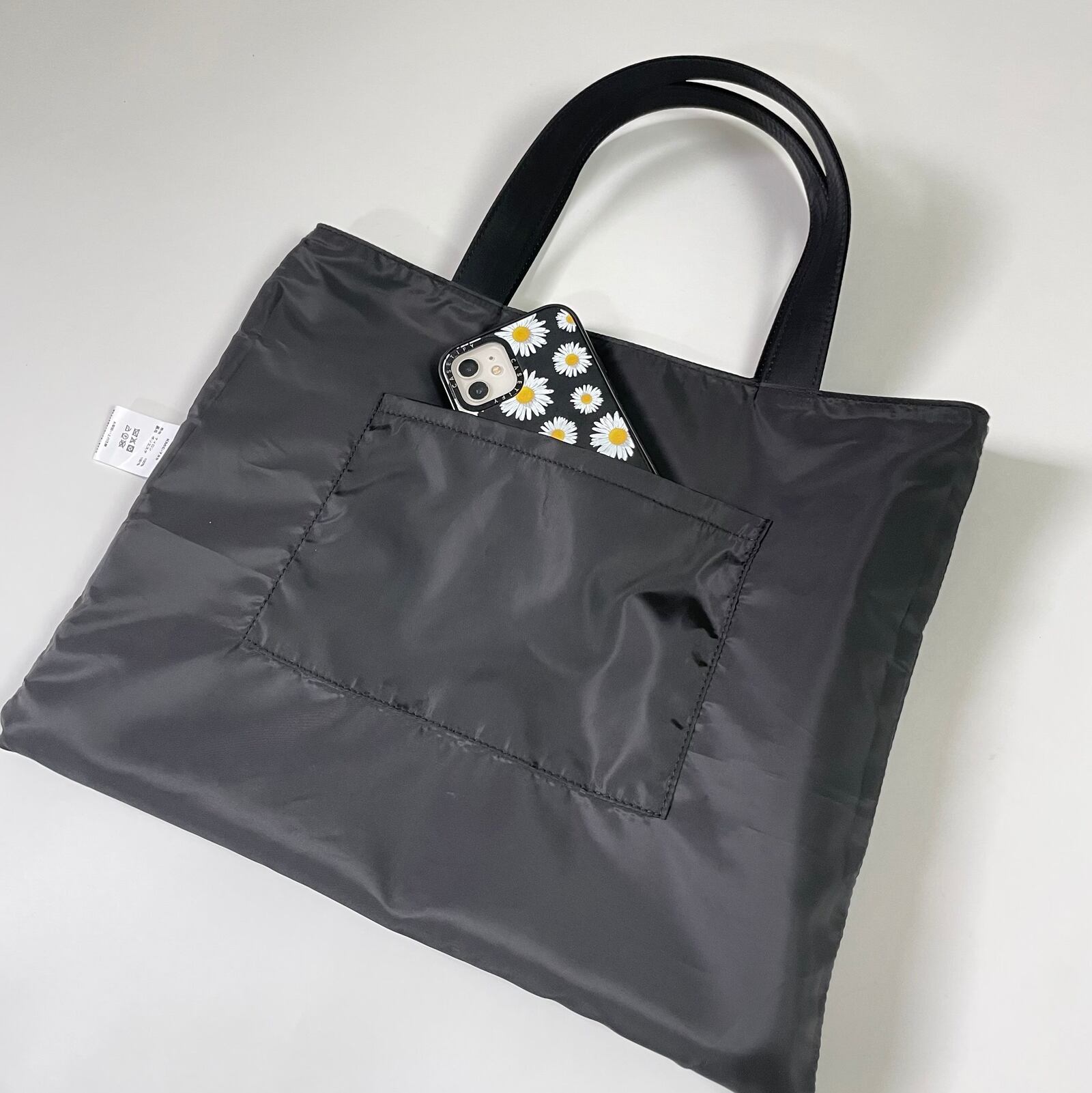 撥水】親子でも♡大人可愛いフリルパール 卒業＆入学 A4トートバッグ