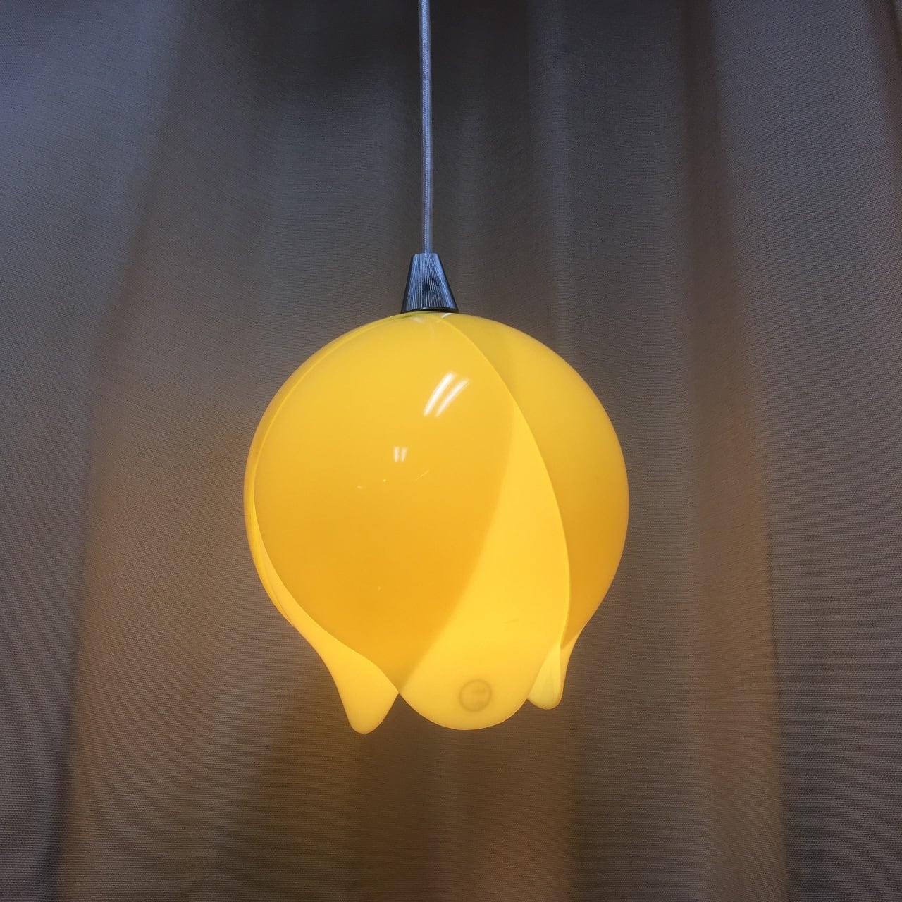 National レトロなペンダント照明A【チューリップ/イエロー