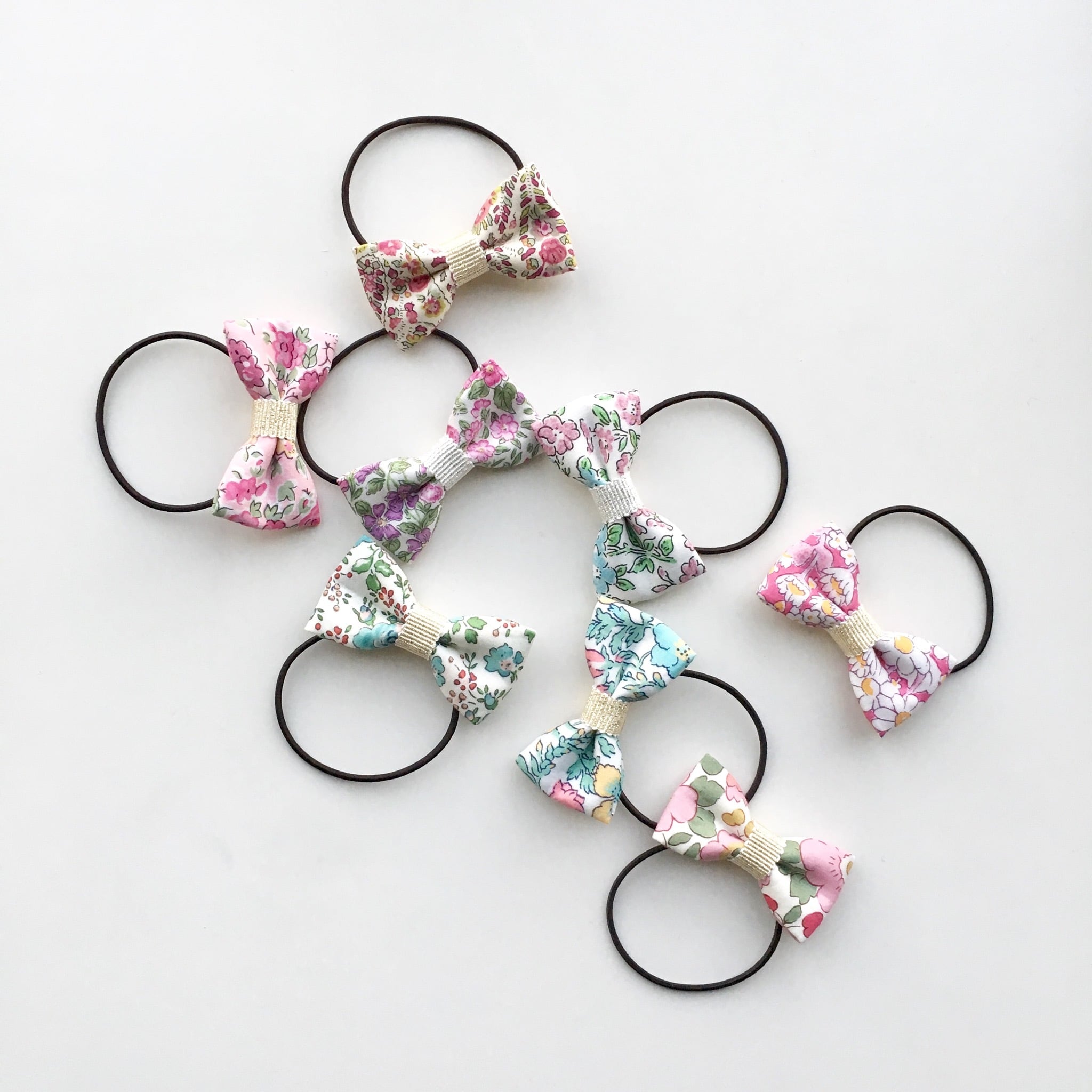 リバティ リボンのヘアゴム(Sサイズ)