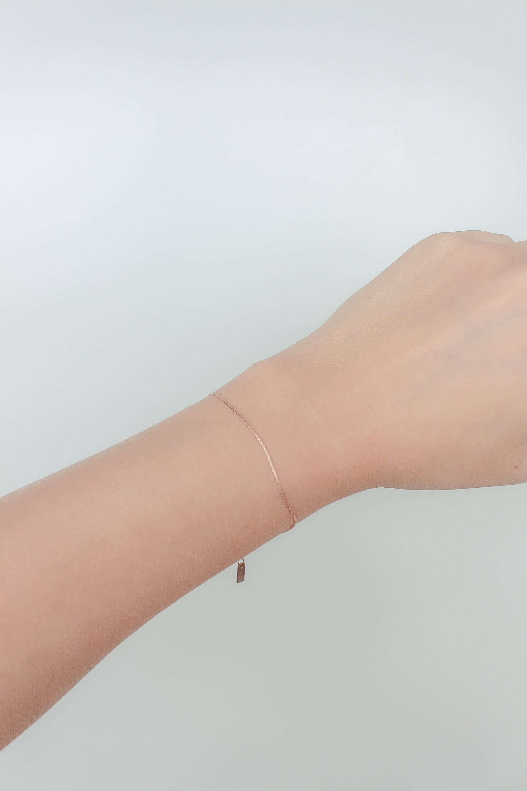 mikael多忙！次出品6日〜様　アクセサリー 0.6mm Skin bracelet | 金属アレルギー対応のアクセサリー ebine