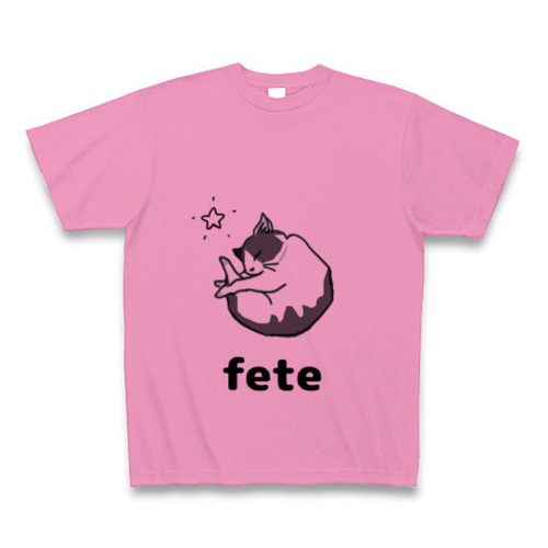 FETEロゴ　Tシャツ（ピンク）